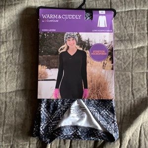 Long Sleeve Vneck CuddlDuds